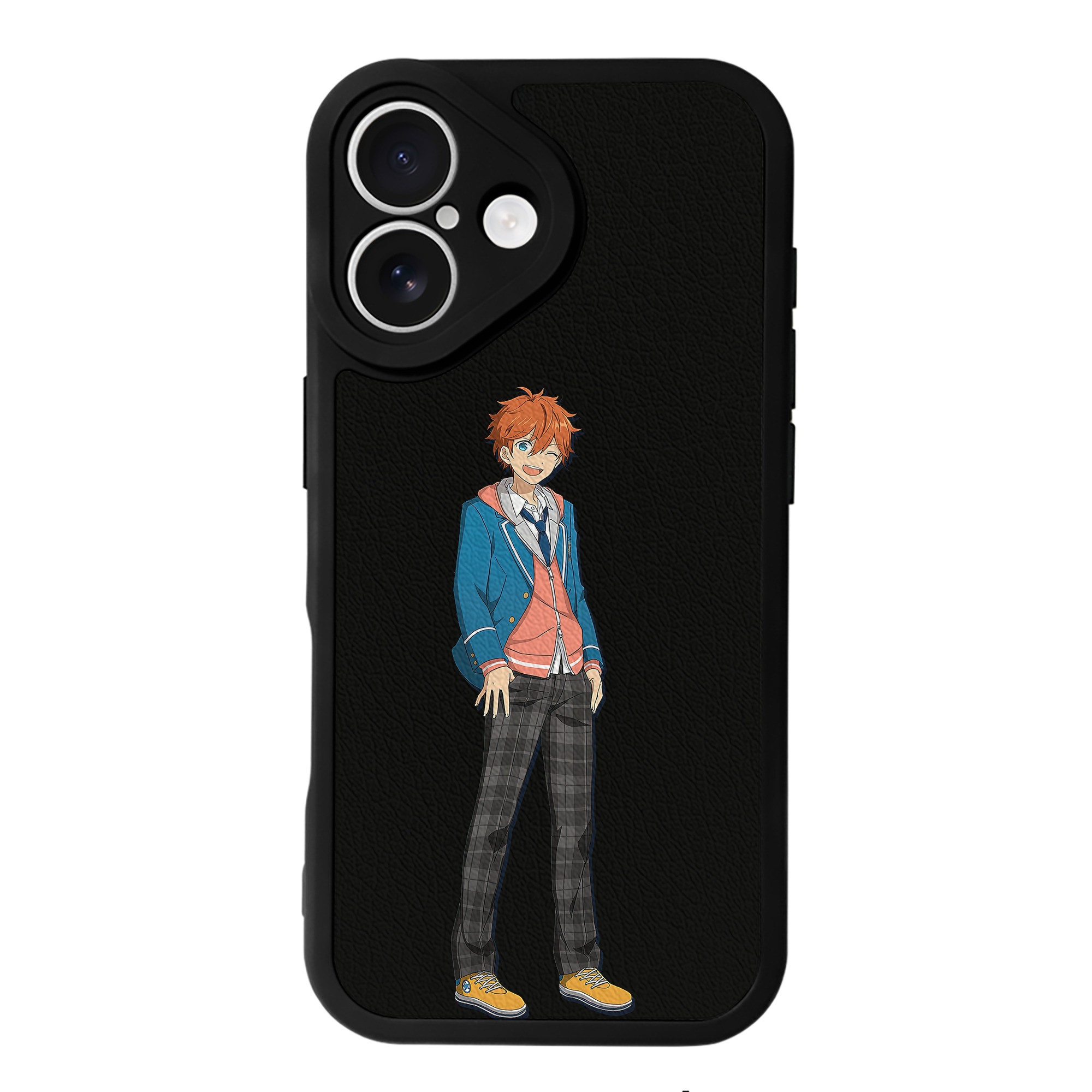 （画像用） あんさんぶるスターズ! Ensemble Stars 【iPhone 16シリーズ対応】シリコンスマホケース（レザー調） 材質：シリコン